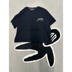 A COLD WALL ACW Black Graphic T Shirt Mens Cropped Size M